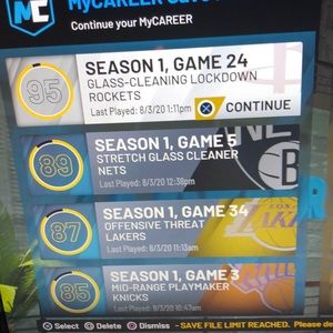 NBA 2k20 account legend with almost maxed builds